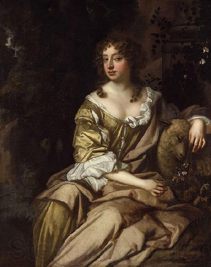 Sir Peter Lely Possibly portrait of Nell Gwyn France oil painting art